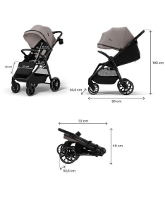Kinderkraft Grande 2 kolica za bebe Beige