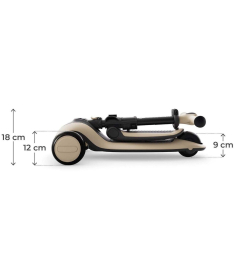 Kinderkraft Halley 2 trotinet za decu do 50 kg Stone White