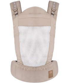 Kinderkraft Huggy Bizuu kengur nosiljka za bebu do 20 kg Dune Whisper