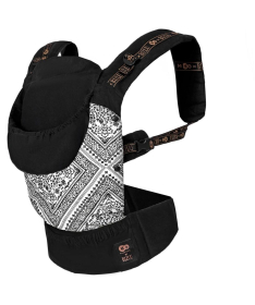 Kinderkraft Huggy Bizuu kengur nosiljka za bebu do 20 kg Lunar Black
