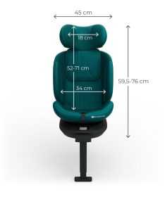 Kinderkraft i-360 2 i-Size auto sediste 40-150cm Green
