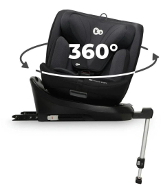 Kinderkraft i-360 i-Size Isofix auto sediste za bebe 40-150cm Black