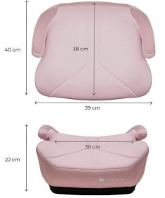 Kinderkraft i-Boost2 Isofix buster za decu 125-150cm Pink