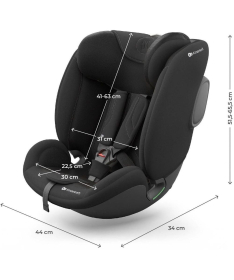 Kinderkraft I-Fix Endura Safe auto sediste za decu 61-150cm Black