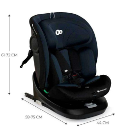 Kinderkraft I-Grow i-Size Roto auto sedište za bebu 40-150 cm Black