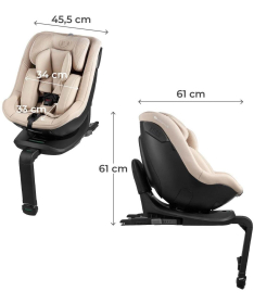 Kinderkraft I-Guard Air flow i-Size auto sedište 61-105cm Beige