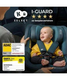 Kinderkraft I-Guard i-Size auto sedište za bebe 40-105cm Cool Grey