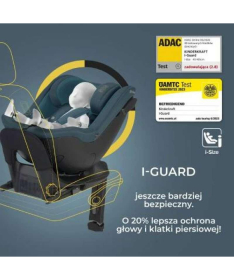 Kinderkraft I-Guard Pro i-Size auto sedište za bebe 61-105cm Cherry