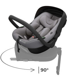 Kinderkraft I-Lite auto sedište za bebe 40-87cm Cool Grey