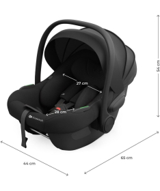 Kinderkraft I-Lite auto sedište za bebe 40-87cm Graphite Black