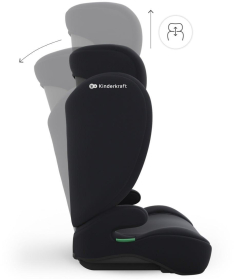 Kinderkraft I-spark 2 Plus i-Size auto sedište za decu 100-150cm Black