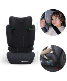 Kinderkraft I-spark 2 Plus i-Size auto sedište za decu 100-150cm Black
