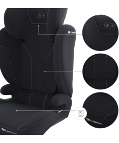 Kinderkraft I-spark 2 Plus i-Size auto sedište za decu 100-150cm Black