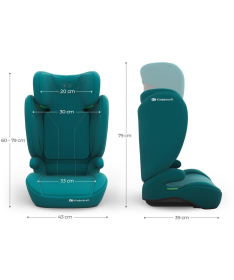 Kinderkraft I-spark 2 Plus i-Size auto sedište za decu 100-150cm Green
