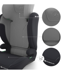 Kinderkraft I-spark 2 Plus i-Size auto sedište za decu 100-150cm Greey
