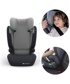 Kinderkraft I-spark 2 Plus i-Size auto sedište za decu 100-150cm Greey