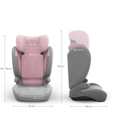 Kinderkraft I-spark 2 Plus i-Size auto sedište za decu 100-150cm Pink