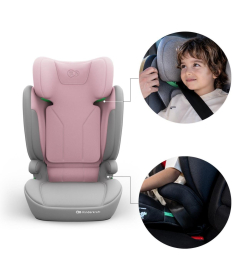 Kinderkraft I-spark 2 Plus i-Size auto sedište za decu 100-150cm Pink