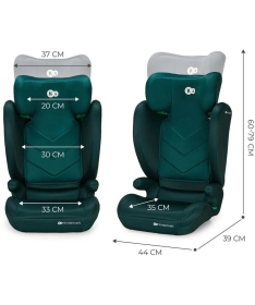 Kinderkraft I-spark i-Size auto sedište za decu 100-150cm Green