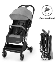 Kinderkraft Indy kolica za bebe do 15 kg Grey