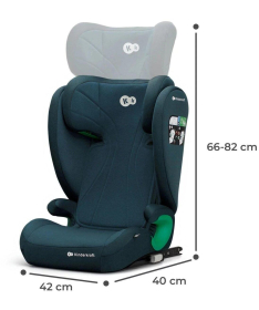 Kinderkraft Junior Fix 2 i-Size auto sedište za decu 100-150cm Harbor Blue