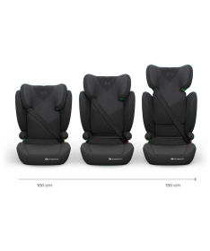 Kinderkraft Junior Fix 2 Plus i-Size auto sedište za decu 100-150cm Black