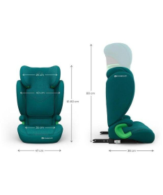 Kinderkraft Junior Fix 2 Plus i-Size auto sedište za decu 100-150cm Green