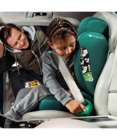 Kinderkraft Junior Fix 2 Plus i-Size auto sedište za decu 100-150cm Green