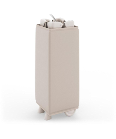 Kinderkraft Leody UP prenosivi krevetac za bebe 2 nivoa Beige