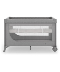 Kinderkraft Leody UP prenosivi krevetac za bebe 2 nivoa Grey