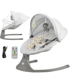 Kinderkraft Lumi 2 ljuljaška za bebu do 9 kg Light Grey