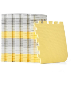 Kinderkraft Luno podloga za igru bebe 150x180x1,2 Yellow