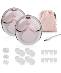 Kinderkraft Mamaflow DOUBLE električna pumpica za grudi Pink