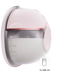 Kinderkraft Mamaflow DOUBLE električna pumpica za grudi Pink
