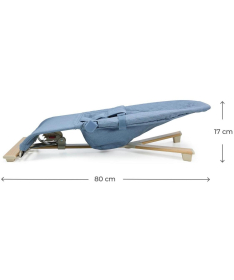 Kinderkraft Mimi ležaljka za bebu do 9 kg Nordic Breeze