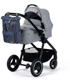 Kinderkraft moonpack ranac za mamu Confetti Denim