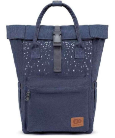 Kinderkraft moonpack ranac za mamu Confetti Denim