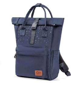 Kinderkraft moonpack ranac za mamu Confetti Denim