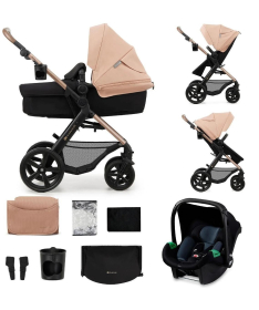 Kinderkraft Moov 2 kolica za bebe 3 u 1 Beige