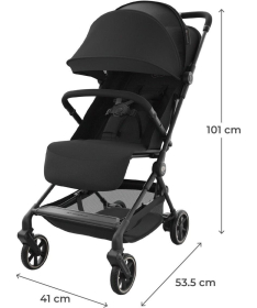 Kinderkraft Nebo kolica za bebe do 22 kg Black