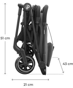 Kinderkraft Nebo kolica za bebe do 22 kg Grey