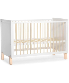 Kinderkraft Nico wooden krevetac za bebe White