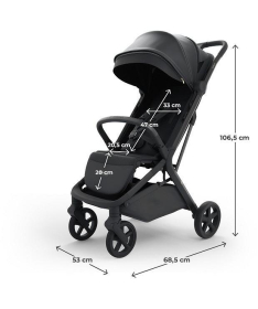 Kinderkraft Nubi 3 kolica za bebe do 22 kg Midnight Black
