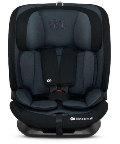 Kinderkraft Oneto3 Isofix I-Size auto sedište za decu 76-150cm Graphite Black