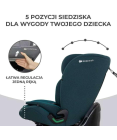 Kinderkraft Oneto3 Isofix I-Size auto sedište za decu 76-150cm Harbor Blue