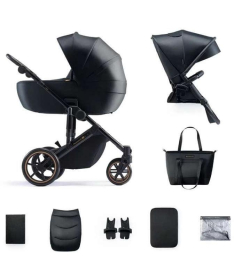 Kinderkraft Prime 2 kolica za bebe 2 u 1 Venezian Black