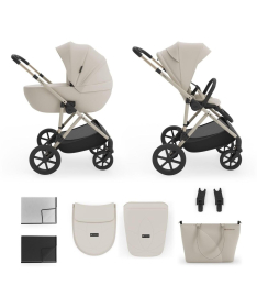 Kinderkraft Prime 3 kolica za bebe 2 u 1 Beige