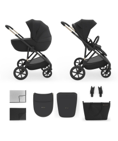 Kinderkraft Prime 3 kolica za bebe 2 u 1 Black