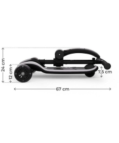 Kinderkraft Raket up trotinetza decu do 50 kg Black