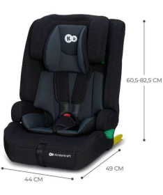 Kinderkraft Safety Fix 2 i-Size auto sedište za decu 76-150cm Black